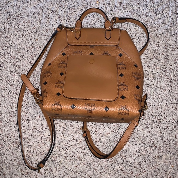 MCM Essential Visetos Original Small Backpack - Picture 2 of 7